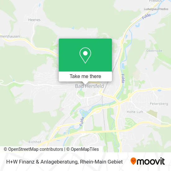 Карта H+W Finanz & Anlageberatung