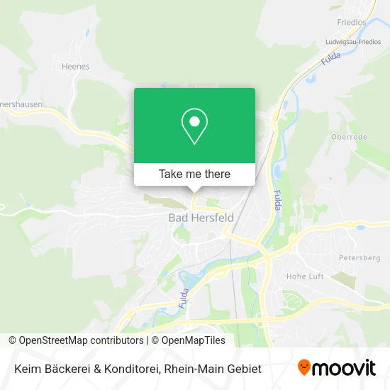Карта Keim Bäckerei & Konditorei