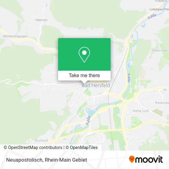 Карта Neuapostolisch