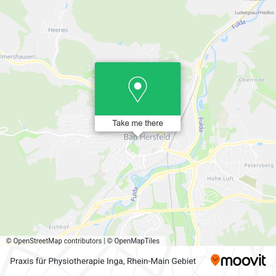 Карта Praxis für Physiotherapie Inga
