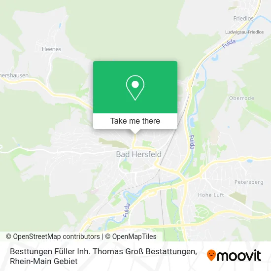 Карта Besttungen Füller Inh. Thomas Groß Bestattungen