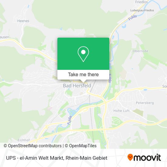 Карта UPS - el-Amin Welt Markt