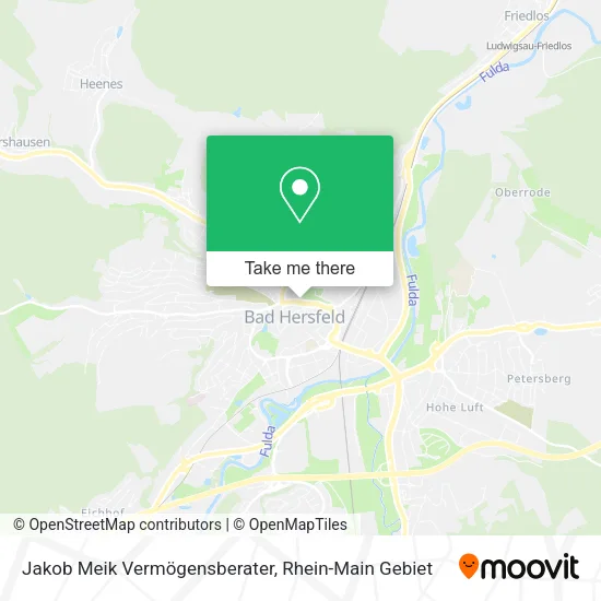 Карта Jakob Meik Vermögensberater