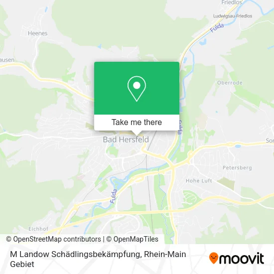 Карта M Landow Schädlingsbekämpfung