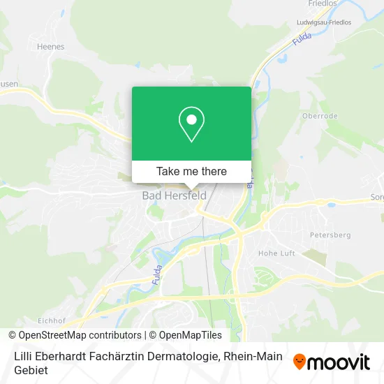 Карта Lilli Eberhardt Fachärztin Dermatologie