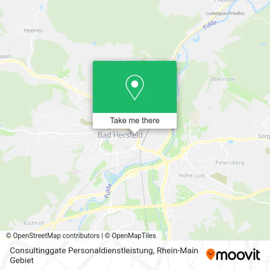 Карта Consultinggate Personaldienstleistung