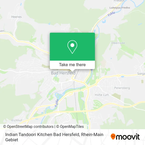 Карта Indian Tandoori Kitchen Bad Hersfeld