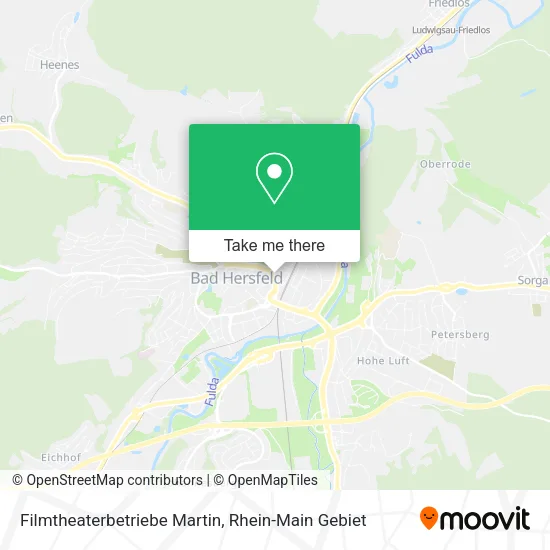 Карта Filmtheaterbetriebe Martin