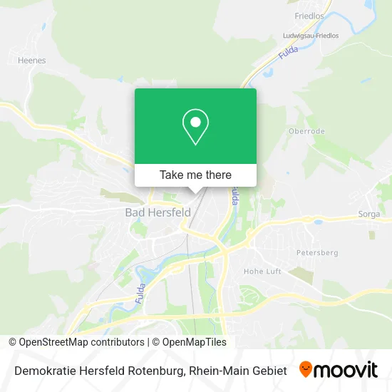 Карта Demokratie Hersfeld Rotenburg