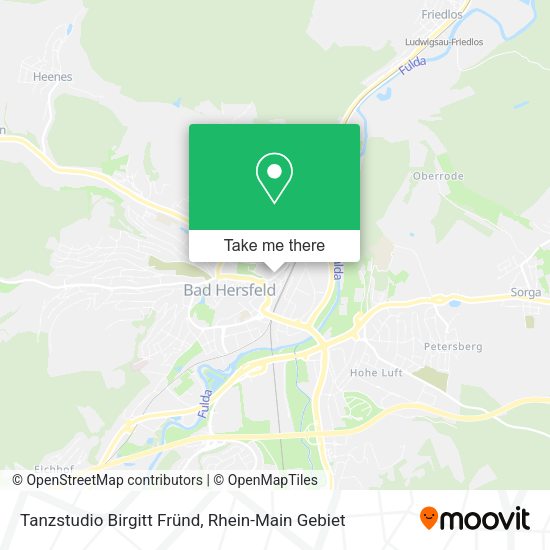 Карта Tanzstudio Birgitt Fründ
