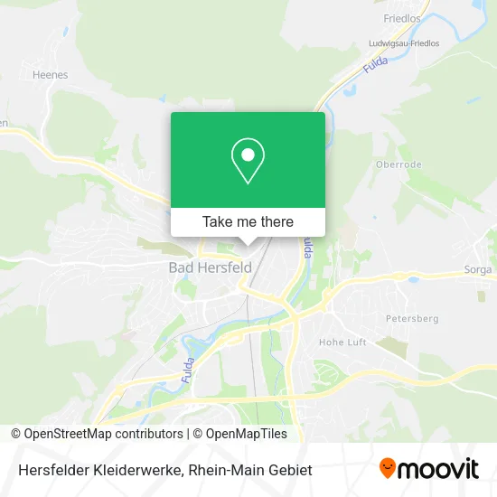 Карта Hersfelder Kleiderwerke