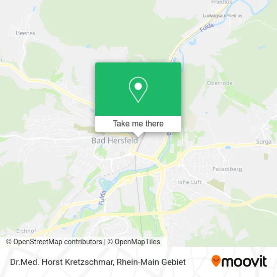 Карта Dr.Med. Horst Kretzschmar