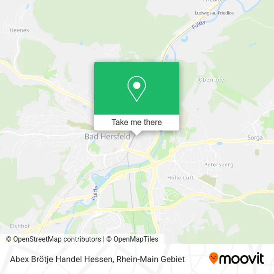 Карта Abex Brötje Handel Hessen