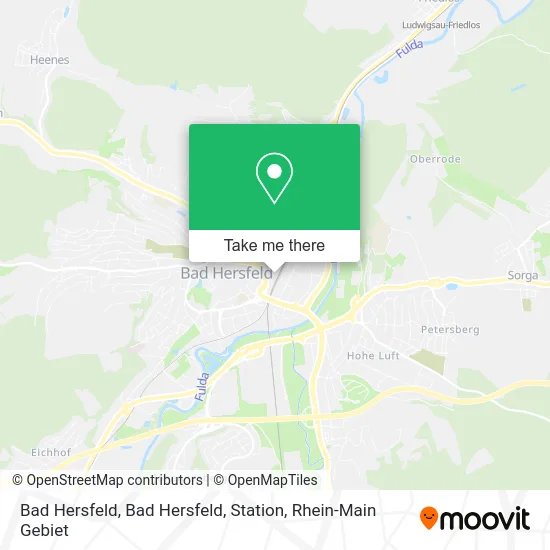 Карта Bad Hersfeld, Bad Hersfeld, Station