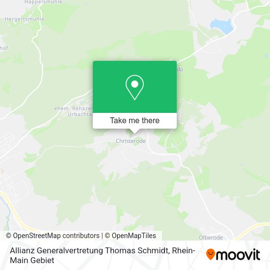 Карта Allianz Generalvertretung Thomas Schmidt