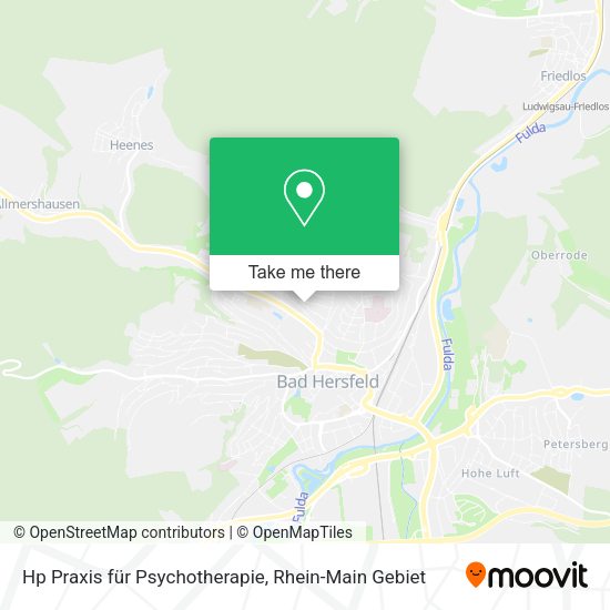 Карта Hp Praxis für Psychotherapie