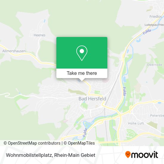 Карта Wohnmobilstellplatz