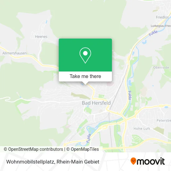 Карта Wohnmobilstellplatz