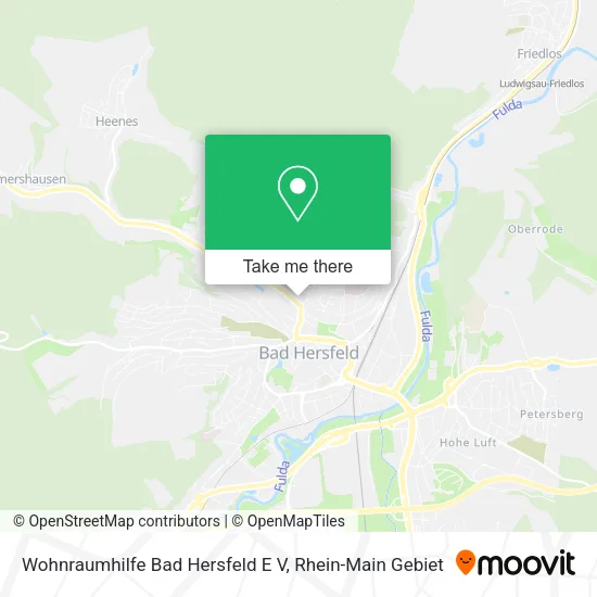 Карта Wohnraumhilfe Bad Hersfeld E V