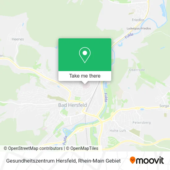 Карта Gesundheitszentrum Hersfeld