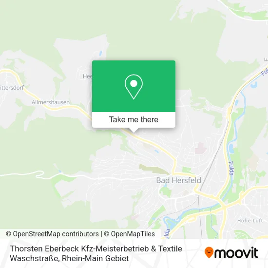Карта Thorsten Eberbeck Kfz-Meisterbetrieb & Textile Waschstraße