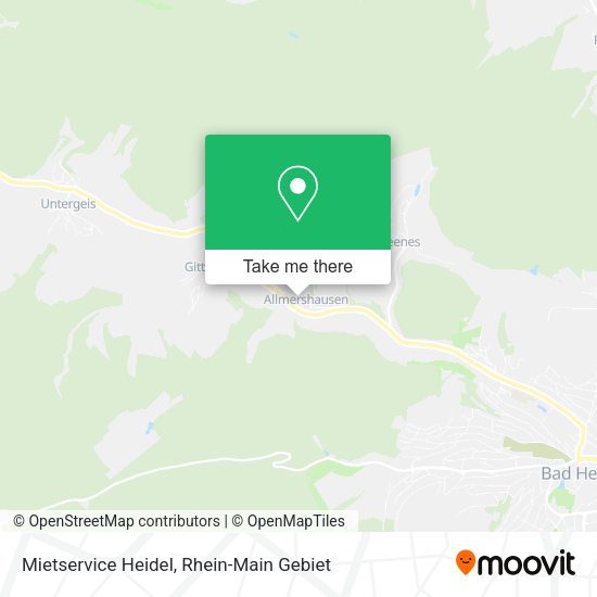 Карта Mietservice Heidel
