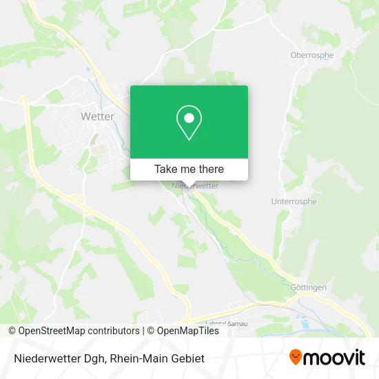 Карта Niederwetter Dgh