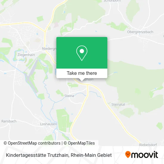Карта Kindertagesstätte Trutzhain