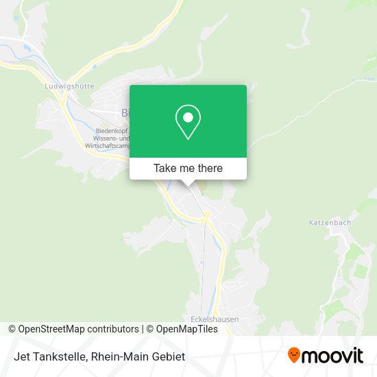 Карта Jet Tankstelle