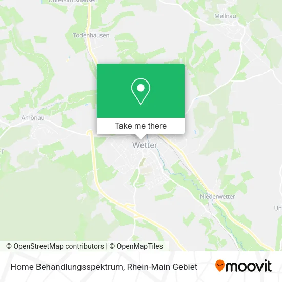 Карта Home Behandlungsspektrum