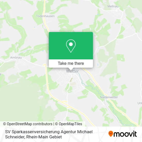 Карта SV Sparkassenversicherung Agentur Michael Schneider