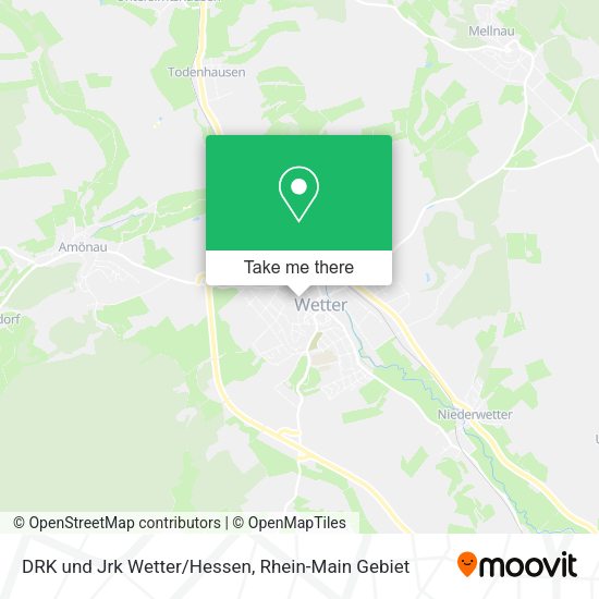Карта DRK und Jrk Wetter/Hessen