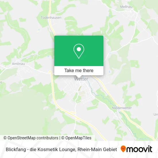 Карта Blickfang - die Kosmetik Lounge