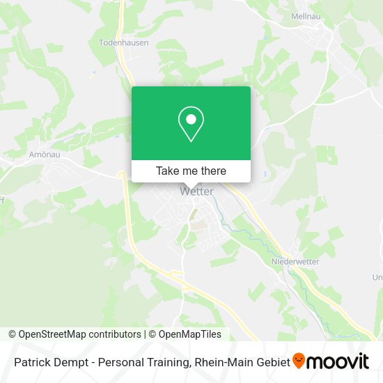 Карта Patrick Dempt - Personal Training