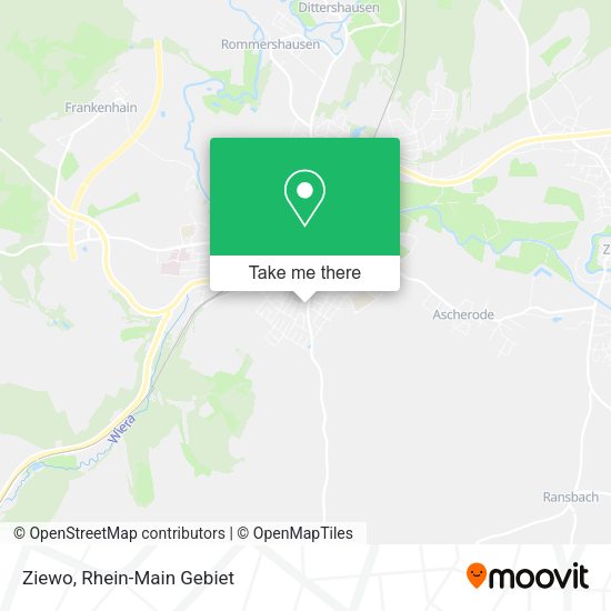 Карта Ziewo