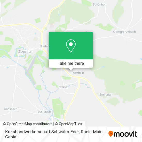 Карта Kreishandwerkerschaft Schwalm-Eder