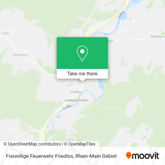 Карта Freiwillige Feuerwehr Friedlos
