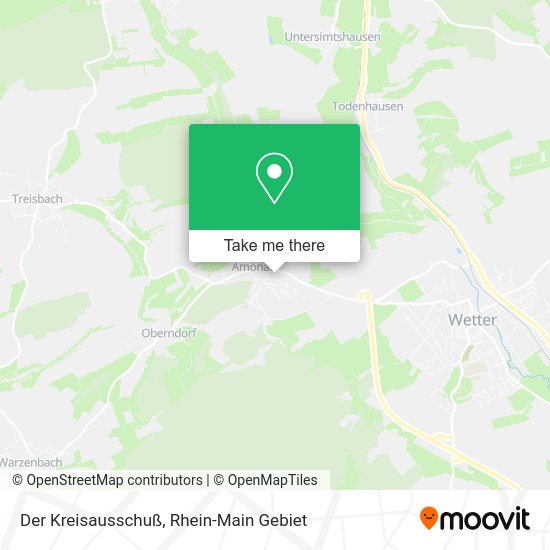 Карта Der Kreisausschuß