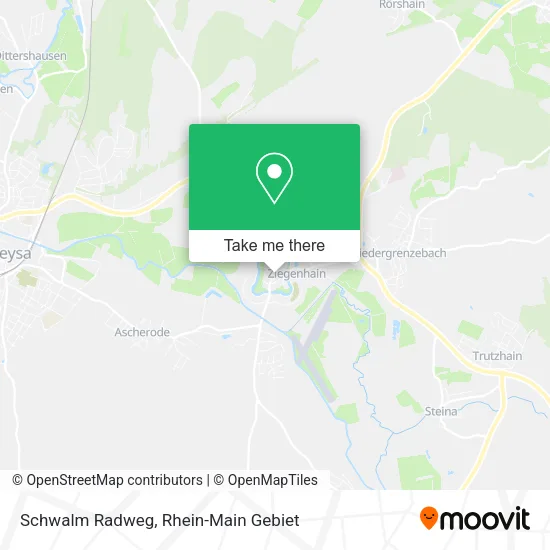 Карта Schwalm Radweg