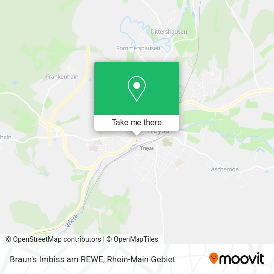 Карта Braun's Imbiss am REWE