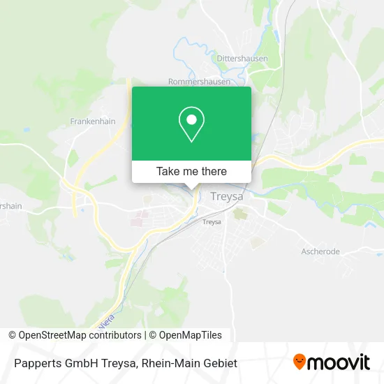 Карта Papperts GmbH Treysa