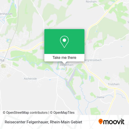 Карта Reisecenter Felgenhauer
