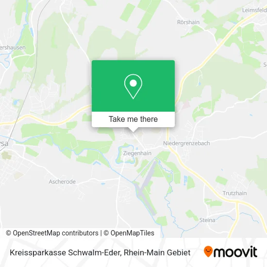 Карта Kreissparkasse Schwalm-Eder