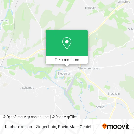 Карта Kirchenkreisamt Ziegenhain