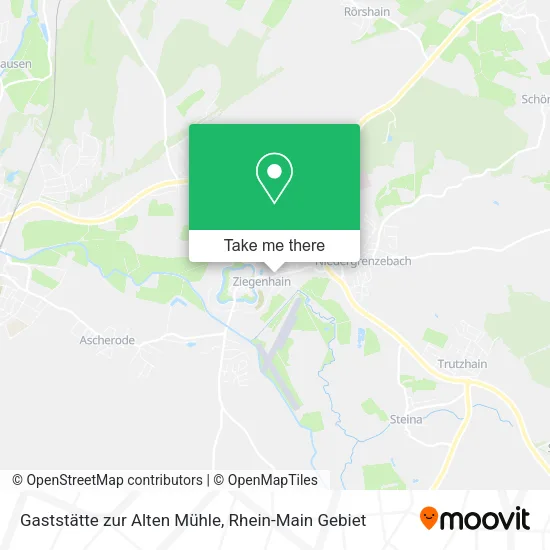 Карта Gaststätte zur Alten Mühle