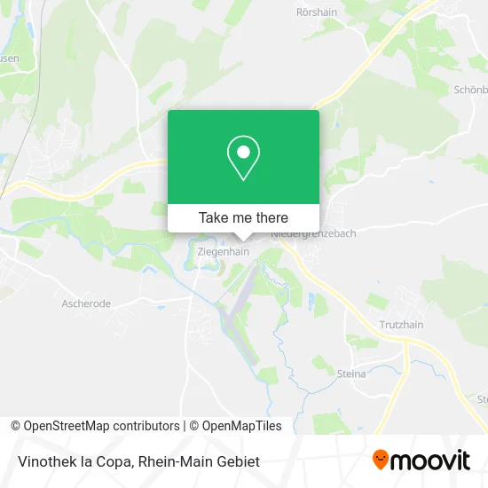 Карта Vinothek la Copa