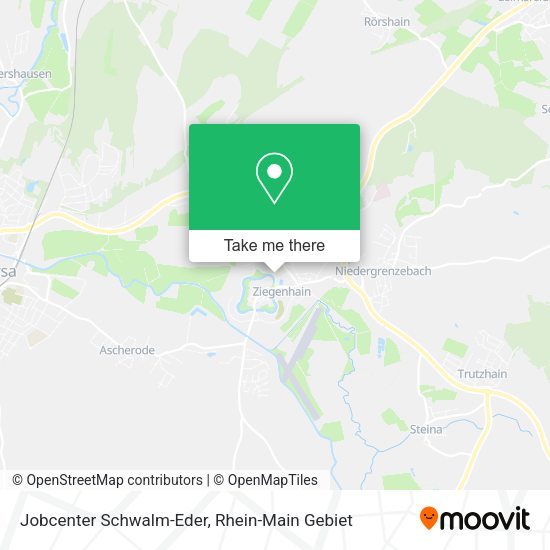 Карта Jobcenter Schwalm-Eder