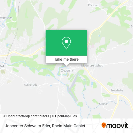 Карта Jobcenter Schwalm-Eder