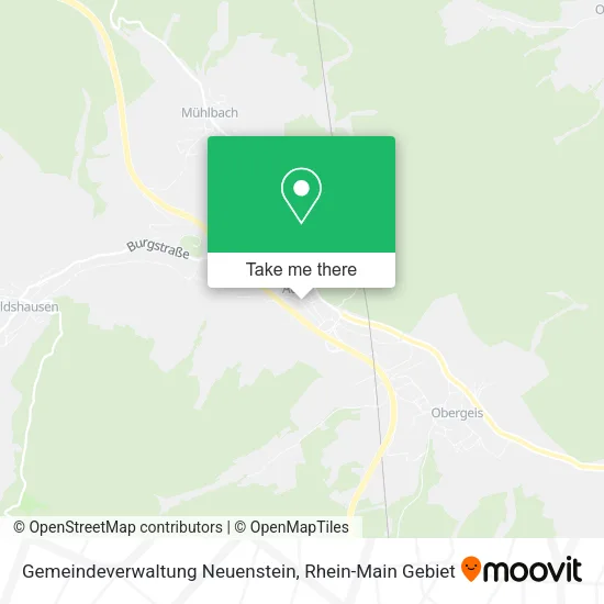 Карта Gemeindeverwaltung Neuenstein