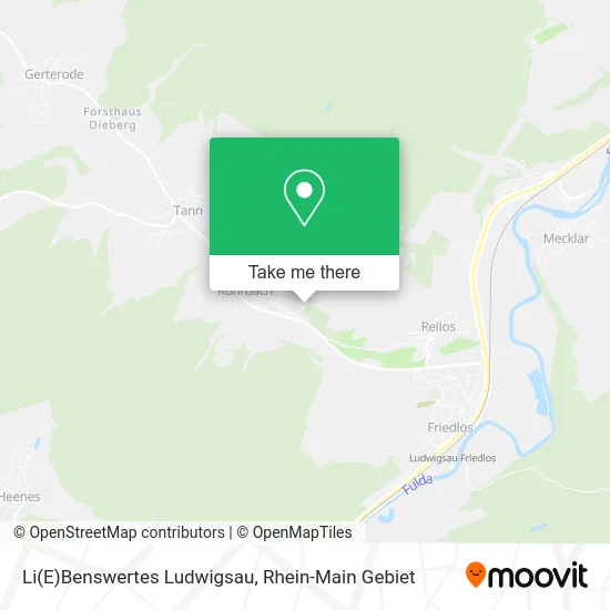 Карта Li(E)Benswertes Ludwigsau